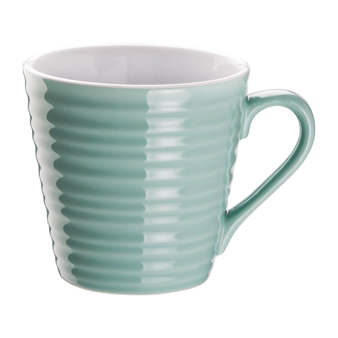 Olympia Cafe Aroma Mugs Aqua 340ml (6 Pack) DH635
