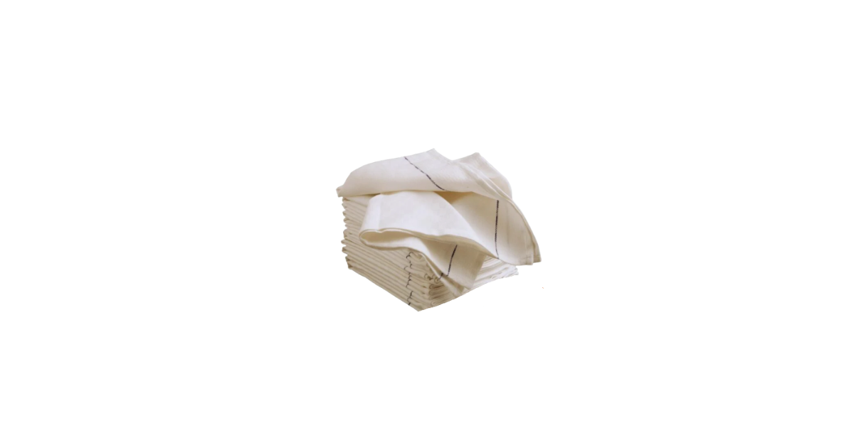 Vogue Waiting Cloths White Bulk Buy Bundle (50 Pack) S114