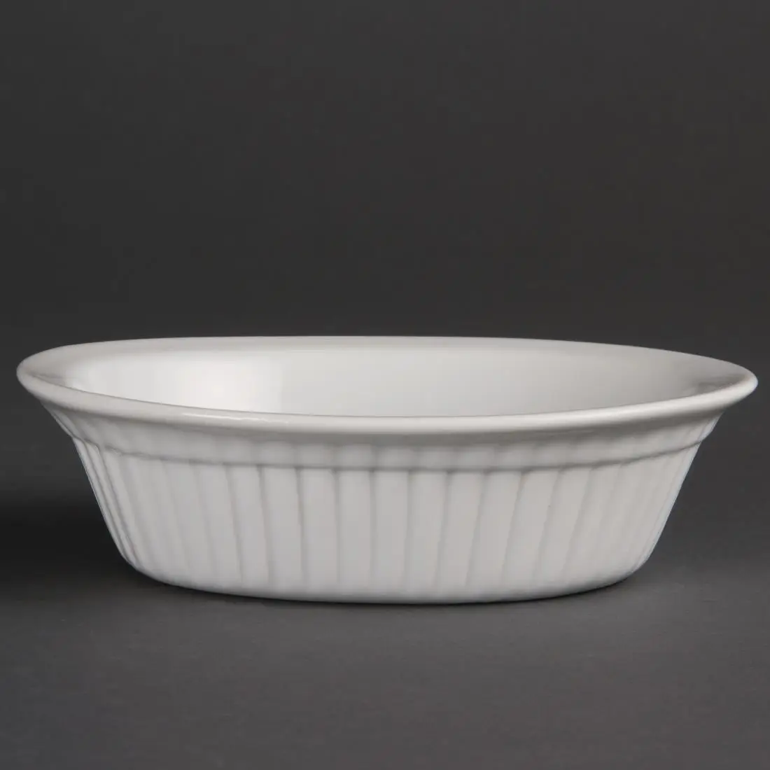 Olympia Whiteware Oval Pie Dishes 170mm (6 Pack) C110 - Image 2