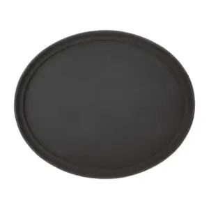 Olympia Kristallon PP Oval Non-Slip Tray Black 685mm C162