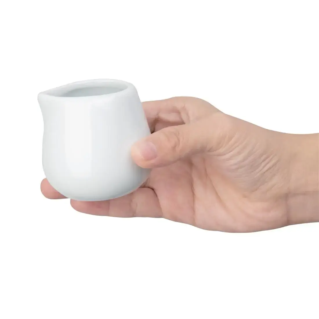 Olympia Whiteware Compact Jugs 85ml (12 Pack) C204 - Image 5