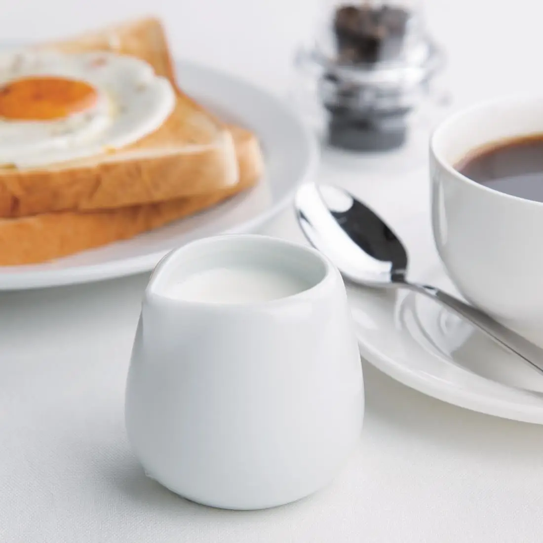 Olympia Whiteware Compact Jugs 85ml (12 Pack) C204 - Image 6