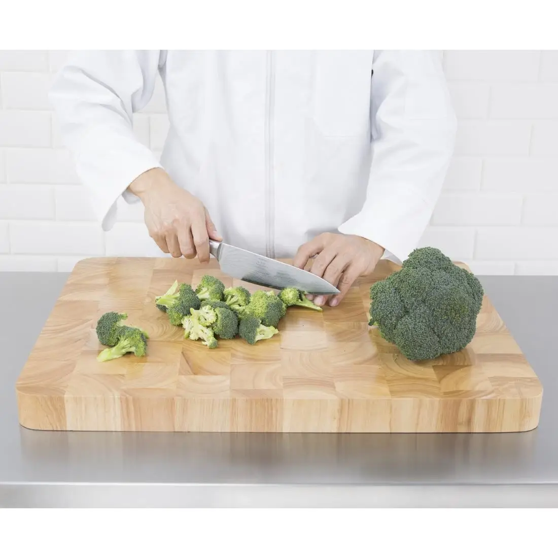 Vogue Rectangular Wooden Chopping Board Large 610x455mm C460 - Image 5