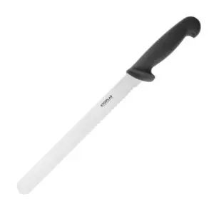 Hygiplas Serrated Slicer Black 24.8cm C579