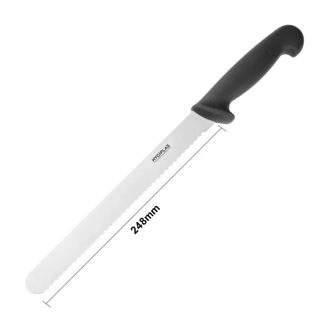 Hygiplas Serrated Slicer Black 24.8cm C579 - Image 5