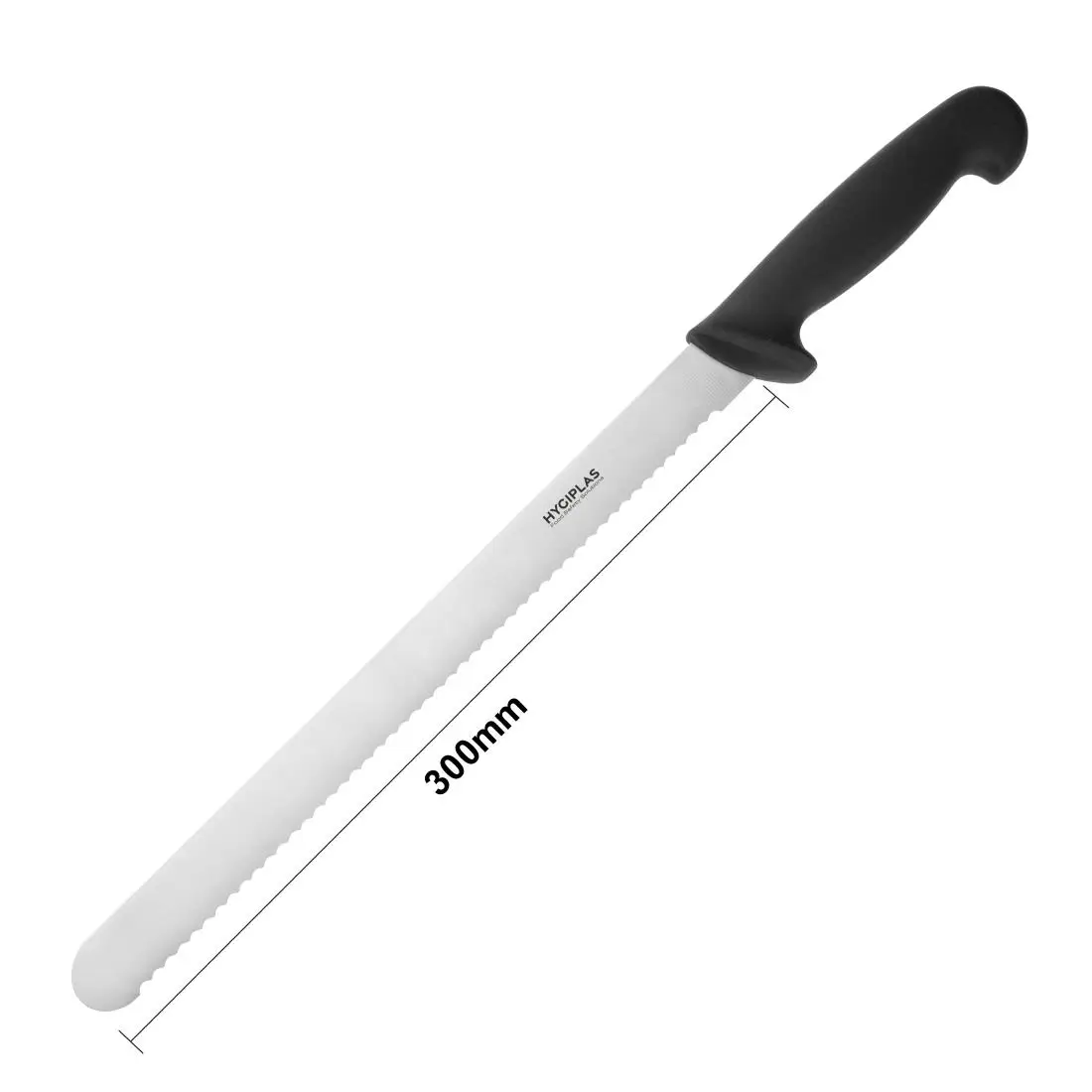 Hygiplas Serrated Slicer Black 30cm C580 - Image 5