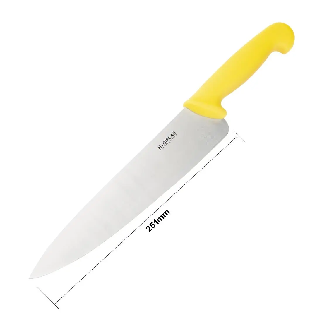 Hygiplas Chef Knife Yellow 25cm C816 - Image 5