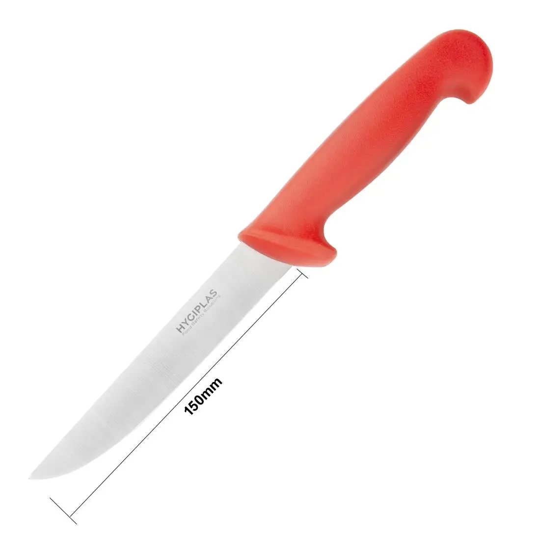 Hygiplas Stiff Blade Boning Knife Red 15cm C890 - Image 5