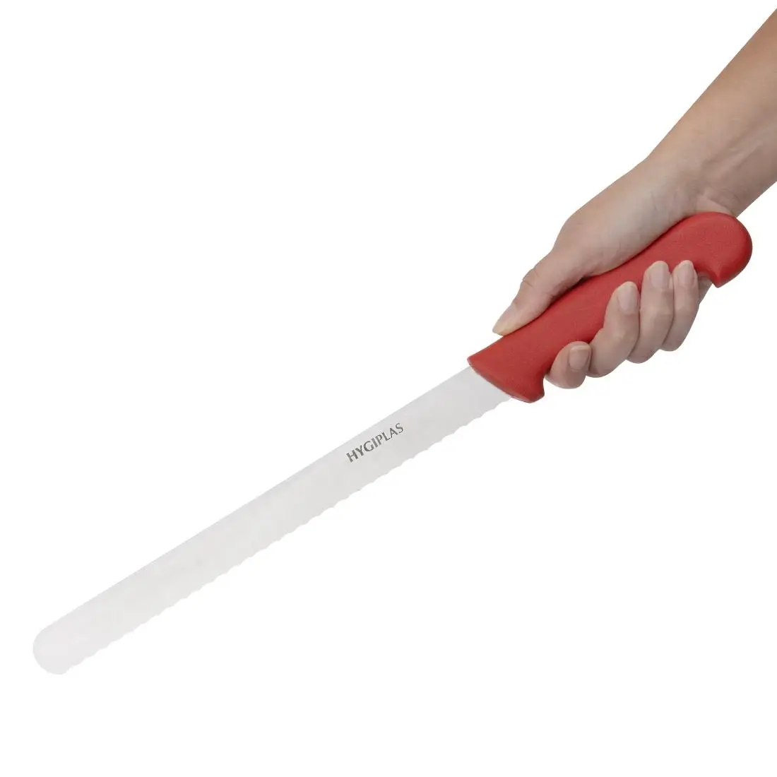 Hygiplas Serrated Slicer Red 25.5cm C897 - Image 6