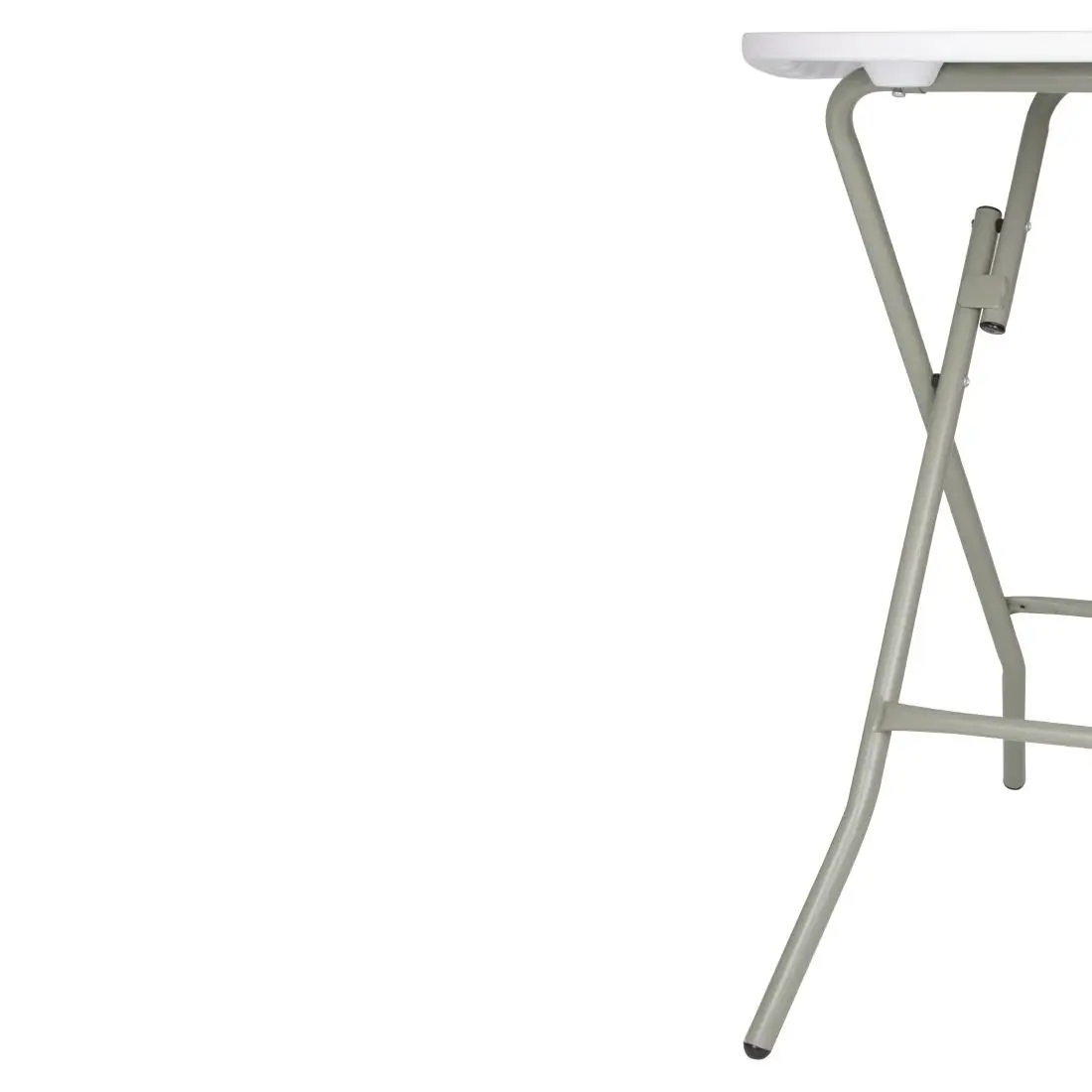 Bolero Round Folding Table Granite White 600mm (Single) CA998 - Image 4