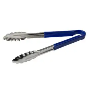 Hygiplas Colour Coded Blue Serving Tongs 300mm CB156