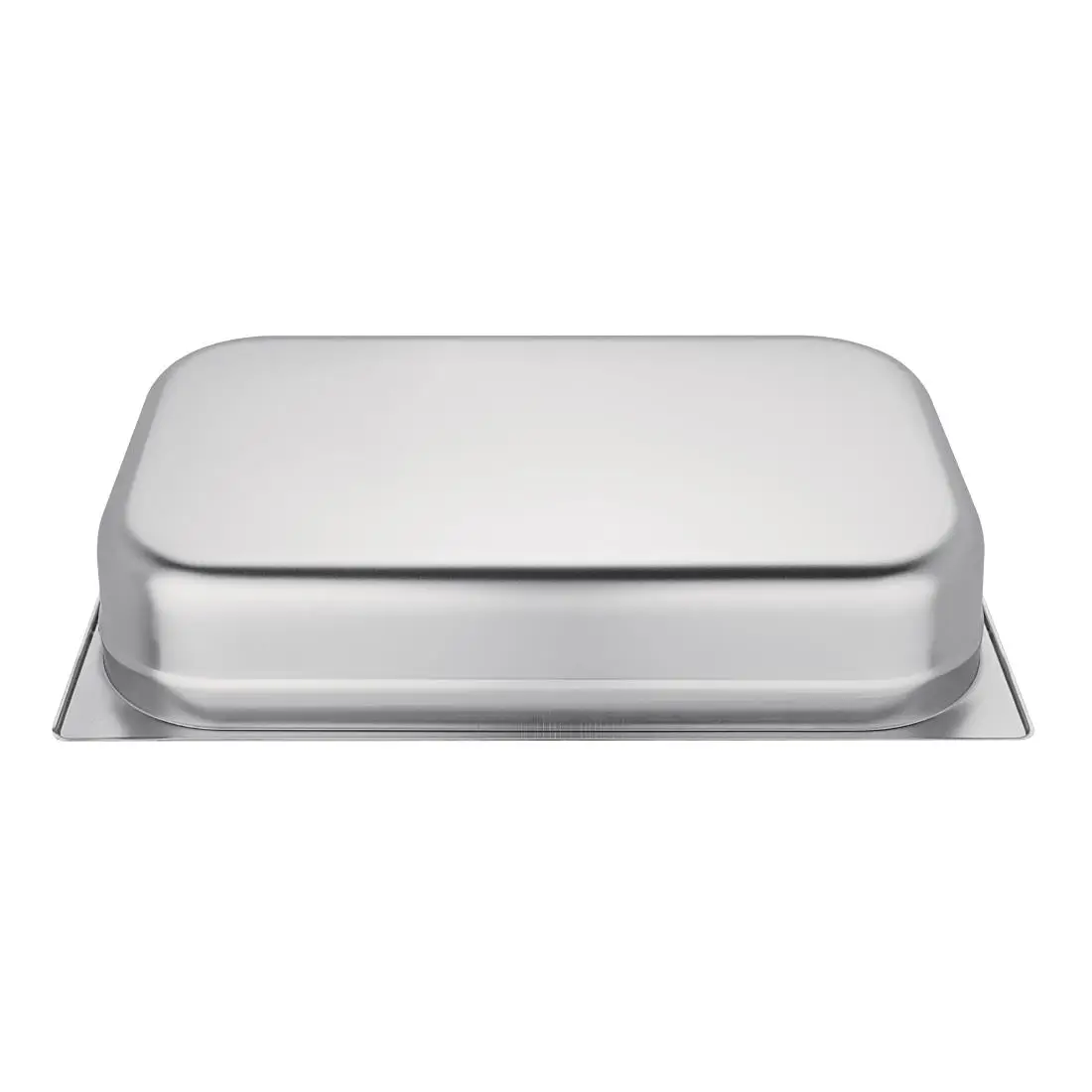 Vogue Stainless Steel 1/1 Gastronorm Tray With Handles 100mm CB179 - Image 3