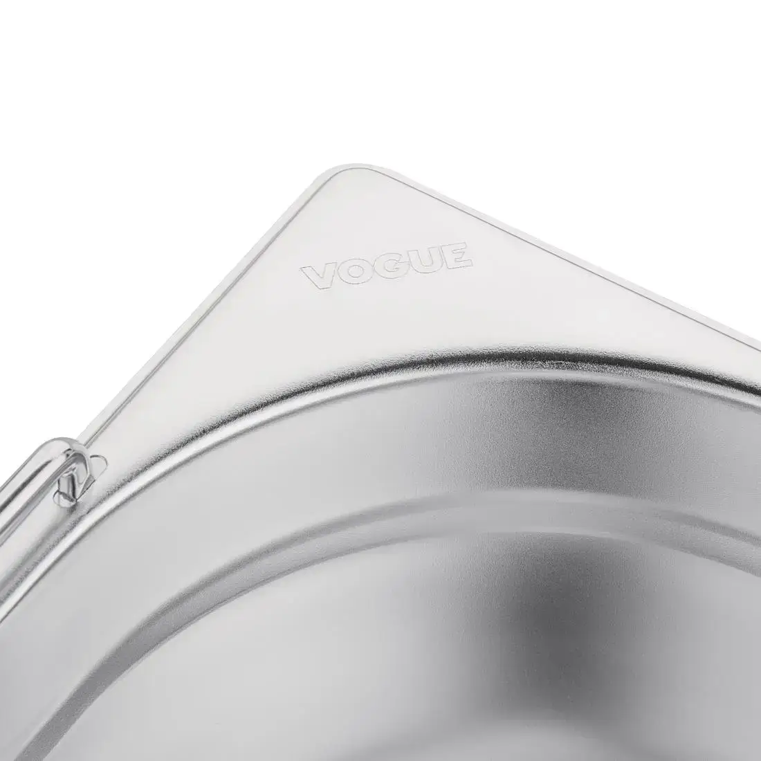 Vogue Stainless Steel 1/1 Gastronorm Tray With Handles 100mm CB179 - Image 5