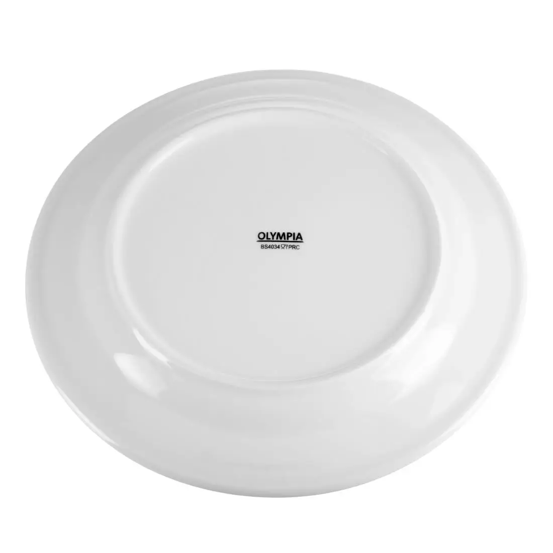 Olympia Whiteware Wide Rimmed Plates 250mm (12 Pack) CB481 - Image 6