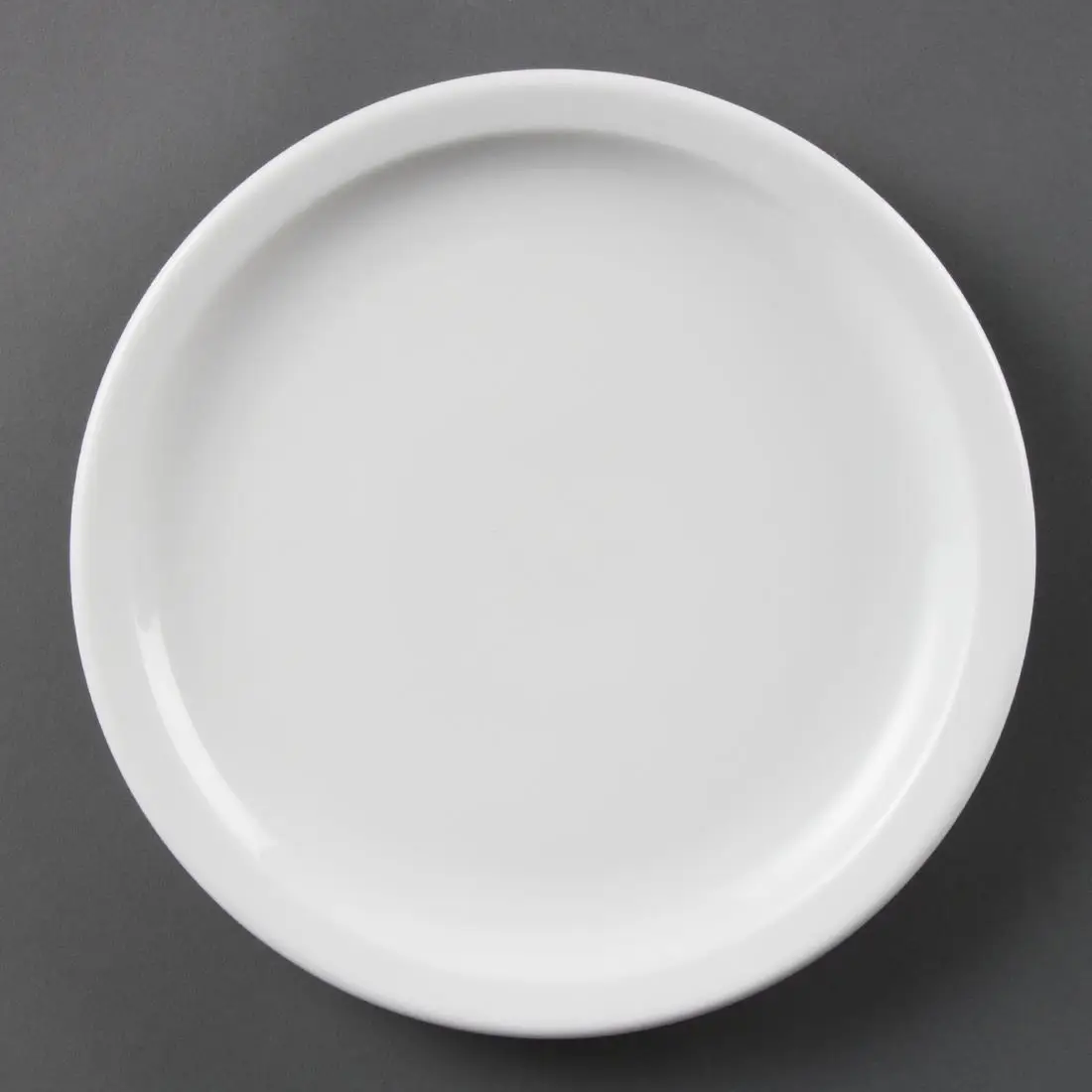 Olympia Whiteware Narrow Rimmed Plates 230mm (12 Pack) CB489