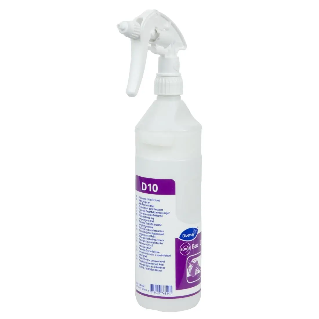 Suma D10 Cleaner and Sanitiser Refill Bottles 750ml (2 Pack) CC116 - Image 3