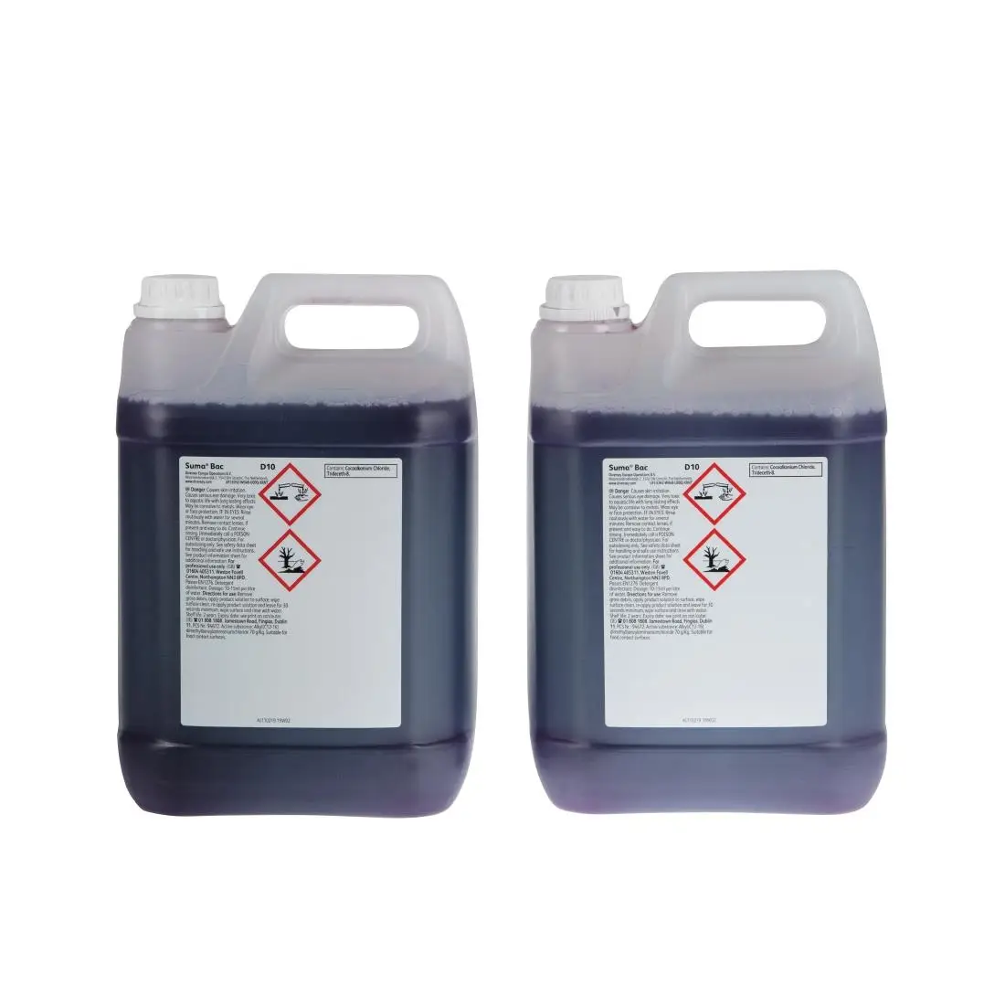 Suma Bac D10 Cleaner and Sanitiser Concentrate 5Ltr (2 Pack) CD517 - Image 7