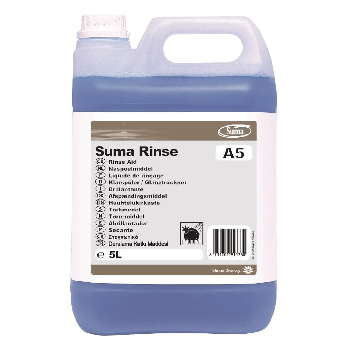 A5 Warewasher Rinse Aid Concentrate 5Ltr (2 Pack)