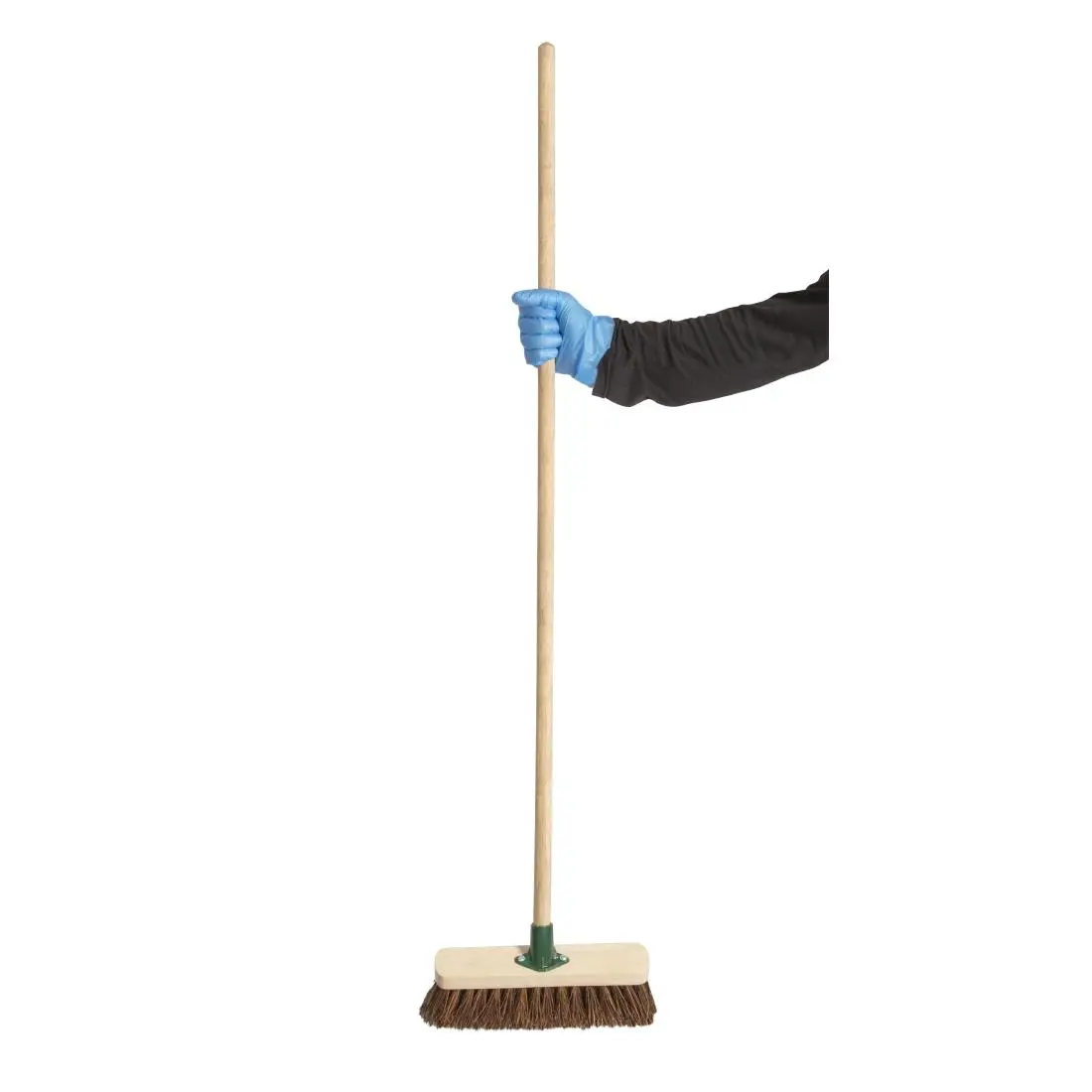 Jantex Wooden Broom Head Stiff Bassine 12in CD798 - Image 6