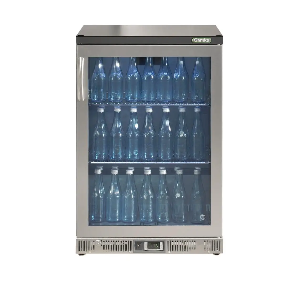 Gamko MG Right Hinged Glass Door Bottle Cooler 150Ltr MG3/150LGCS CE558 - Image 2