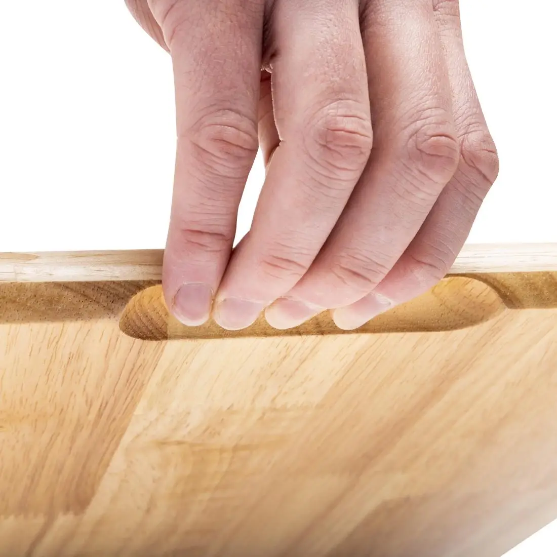APS Thick Slatted Wooden Chopping Board 530x325mm CF029 - Image 9