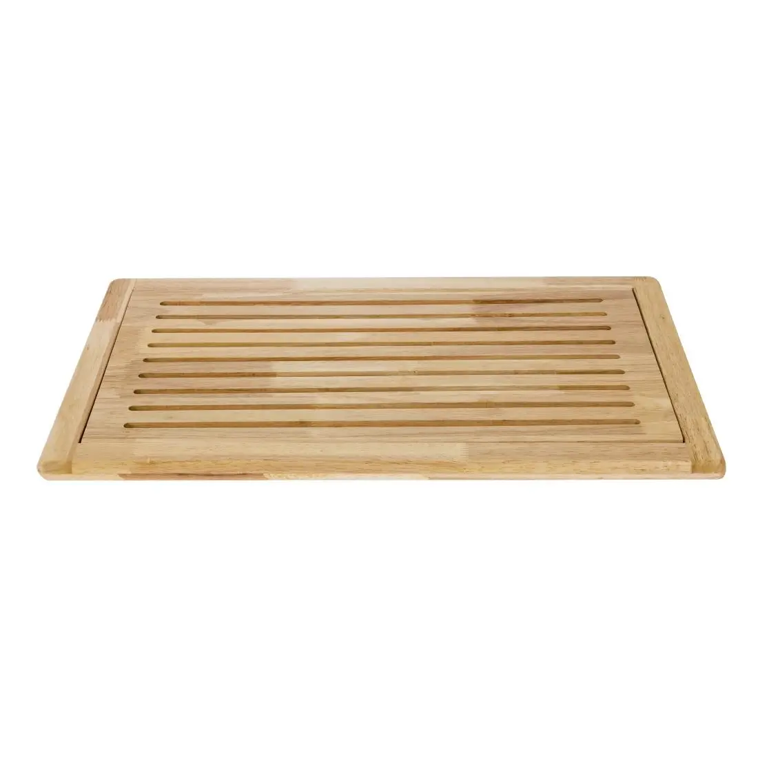 APS Thick Slatted Wooden Chopping Board 530x325mm CF029 - Image 2