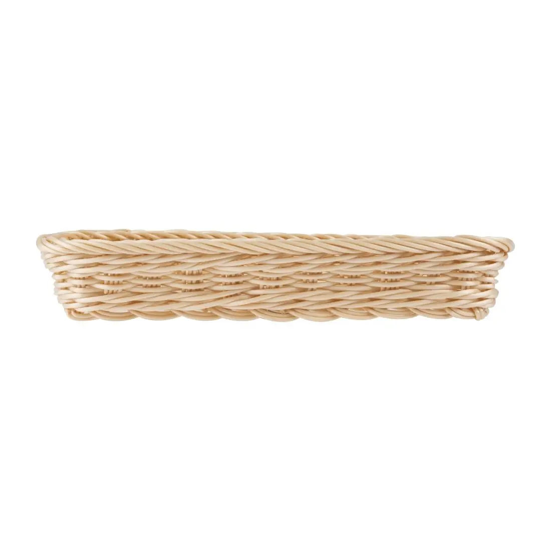 APS Polypropylene Rectangular Rattan Basket 270x100mm CF301 - Image 4