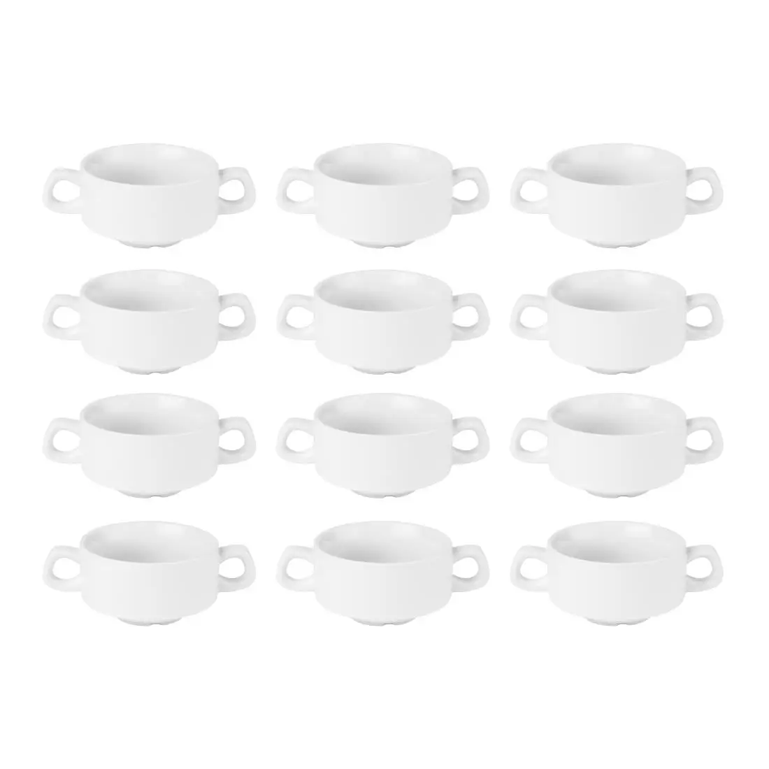 Olympia Athena Stacking Soup Bowls 107mm (12 Pack) CF369 - Image 6