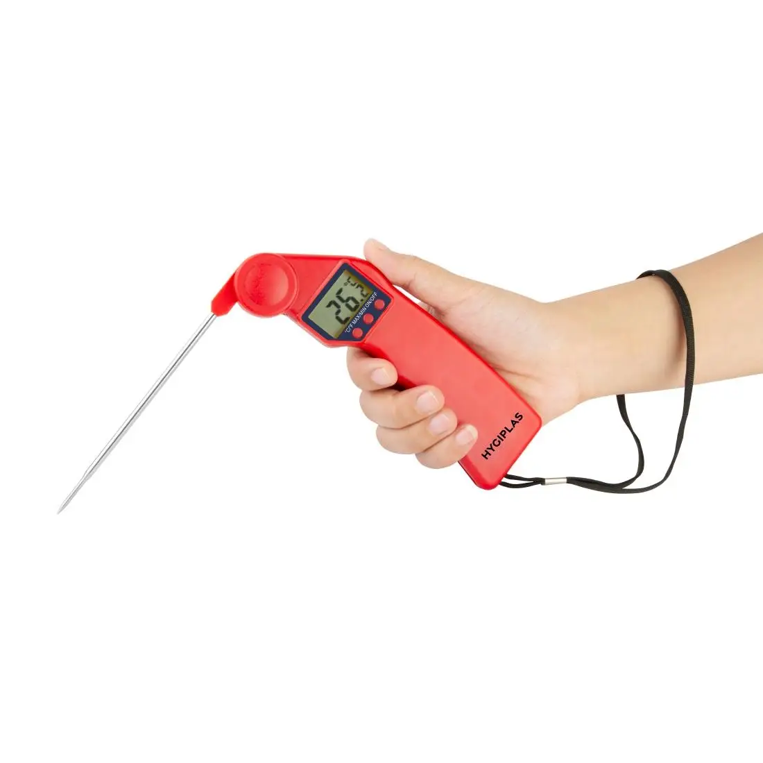 Hygiplas Easytemp Colour Coded Red Thermometer CF913 - Image 4
