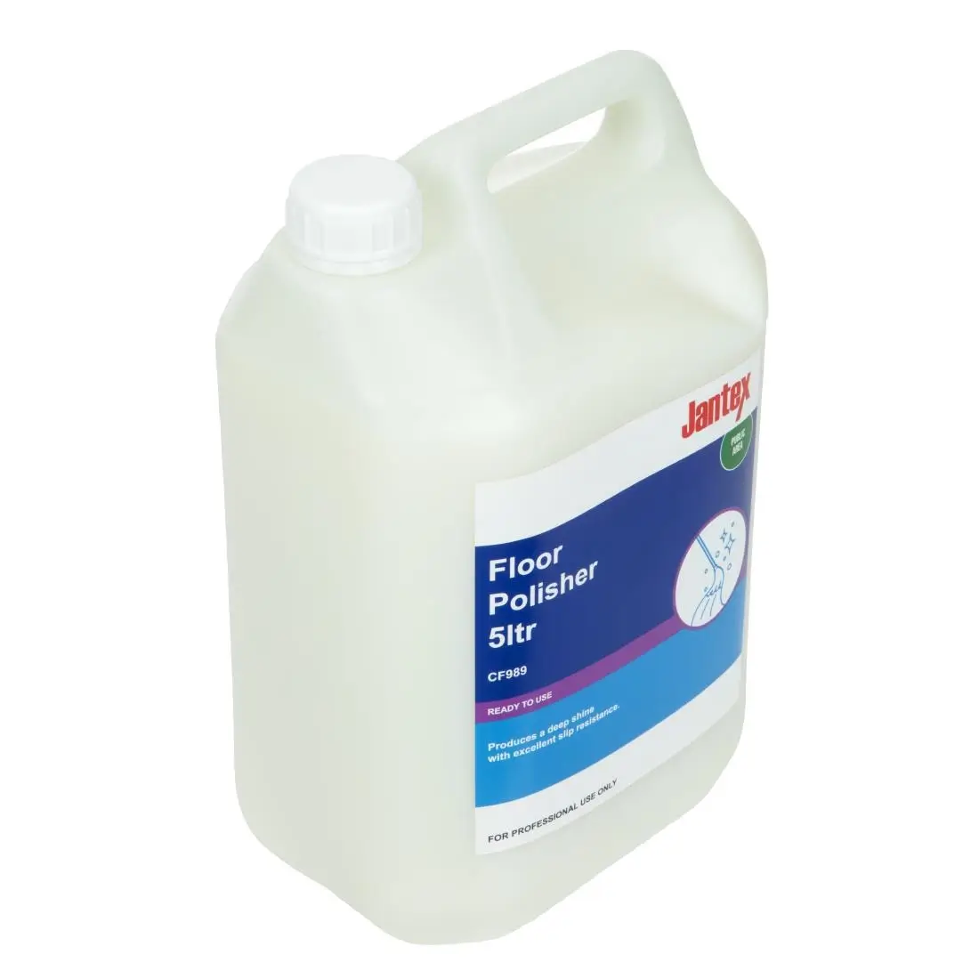 Jantex Floor Polish Ready To Use 5Ltr CF989 - Image 2