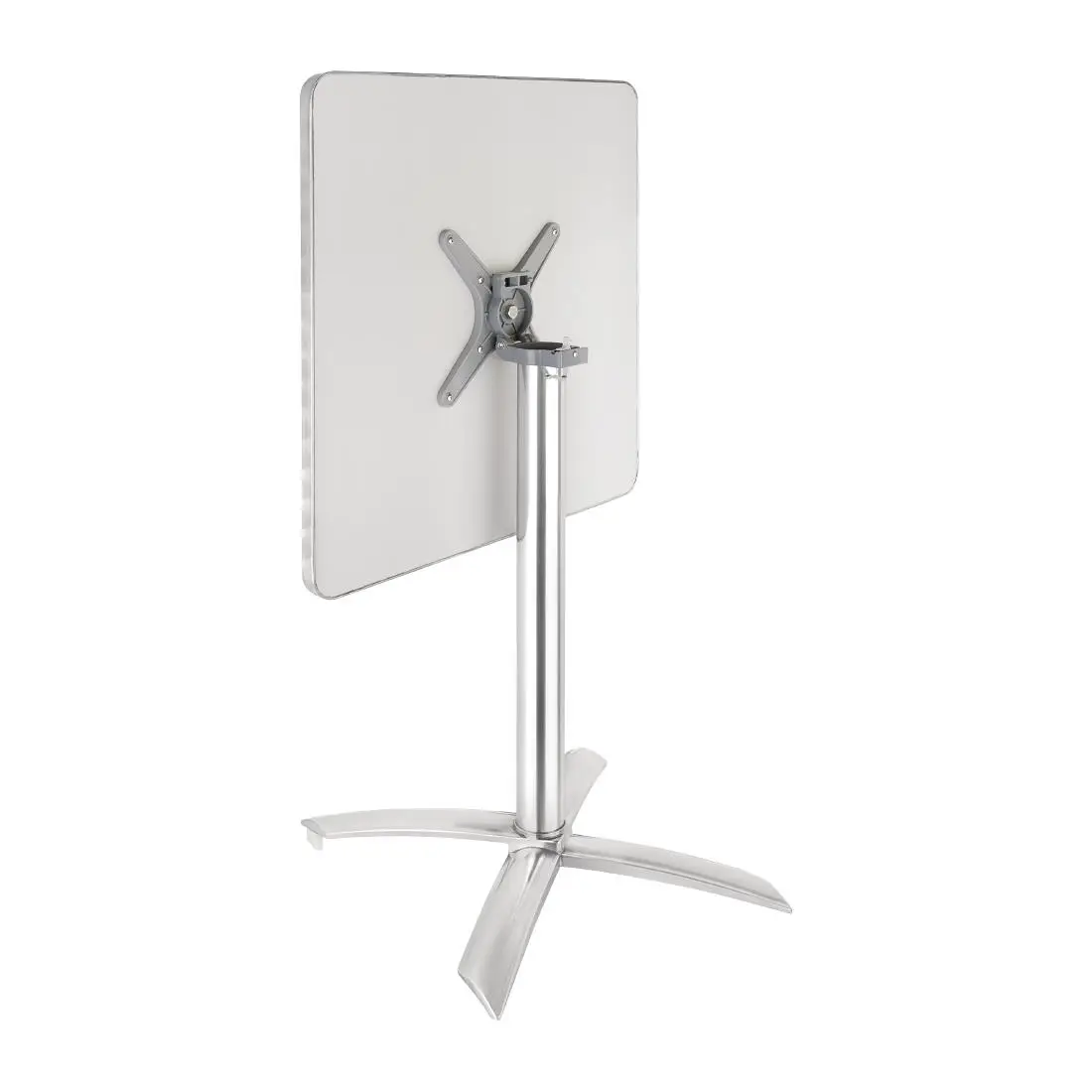 Bolero Square Flip Top Table Stainless Steel 600mm CG838 - Image 2