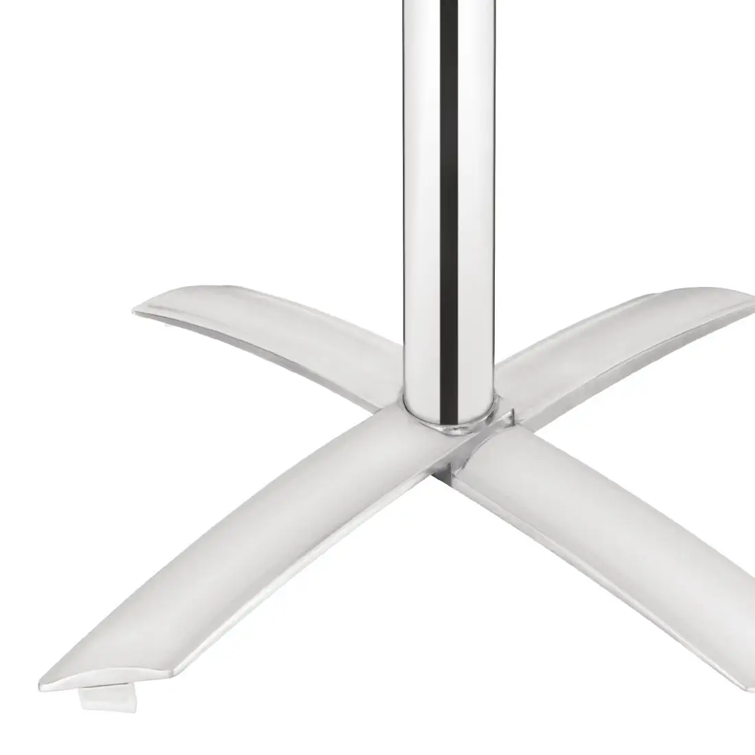 Bolero Square Flip Top Table Stainless Steel 600mm CG838 - Image 3
