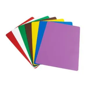 Hygiplas 7-Piece Chopping Board Set 450x300x1.5mm CH043