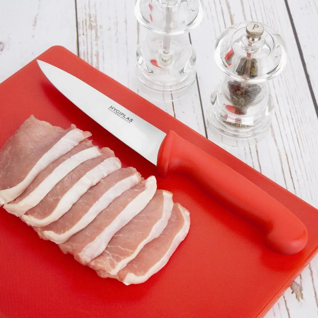 Hygiplas Low Density Antibacterial 7-Piece Chopping Board Set 450x300mm CH046 - Image 4