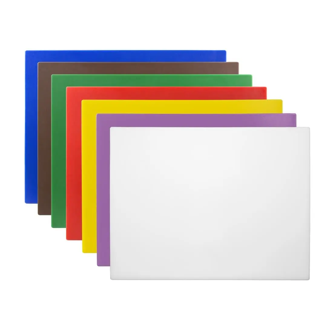 Hygiplas Low Density 7-Piece Chopping Board Set 600x450x10mm CH047