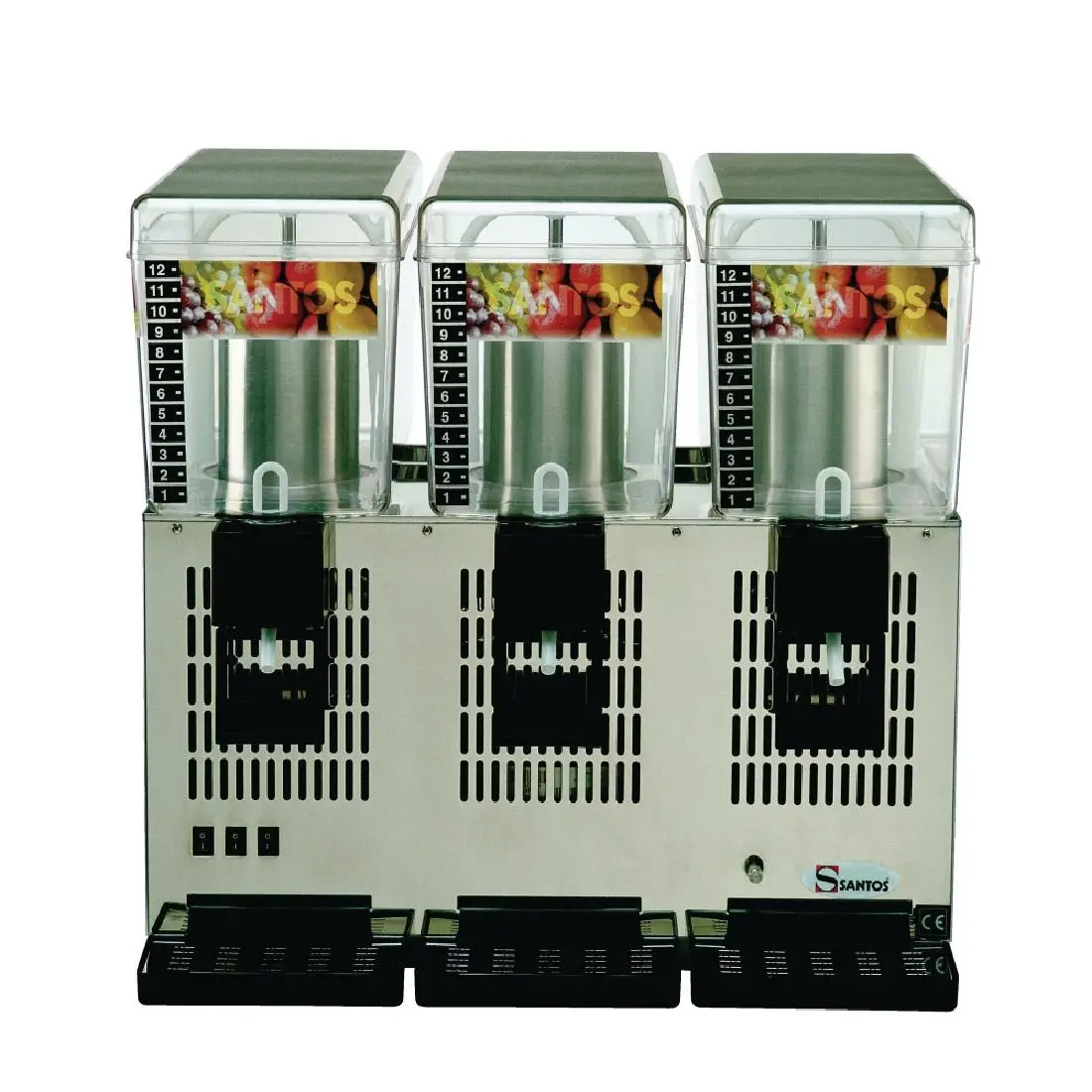 Santos Cold Drink Dispenser 3 Bowls 34-3A CK798 - Image 2
