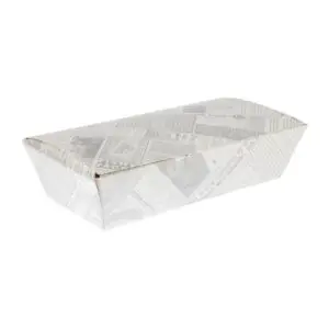 Colpac Compostable Food Boxes Newspaper Print 250mm (150 Pack) CK882