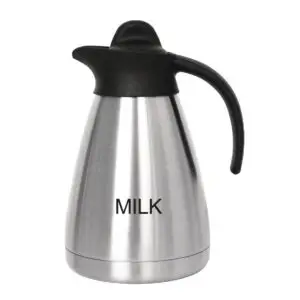 Olympia Screwtop Vacuum Milk Jug 1Ltr CL372