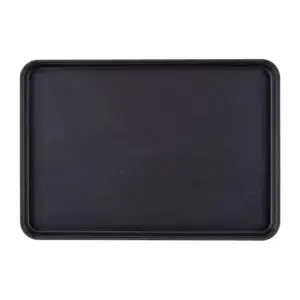 Cambro Camtread Fibreglass Rectangular Tray Black 450x650mm CL930