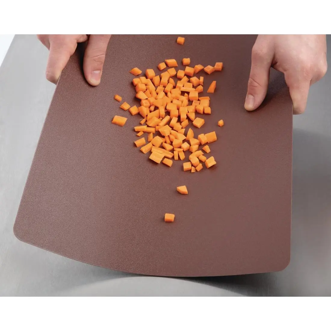 Hygiplas Antibacterial 6-Piece Colour-Coded Chopping Mats Set 450x300mm CP520 - Image 4