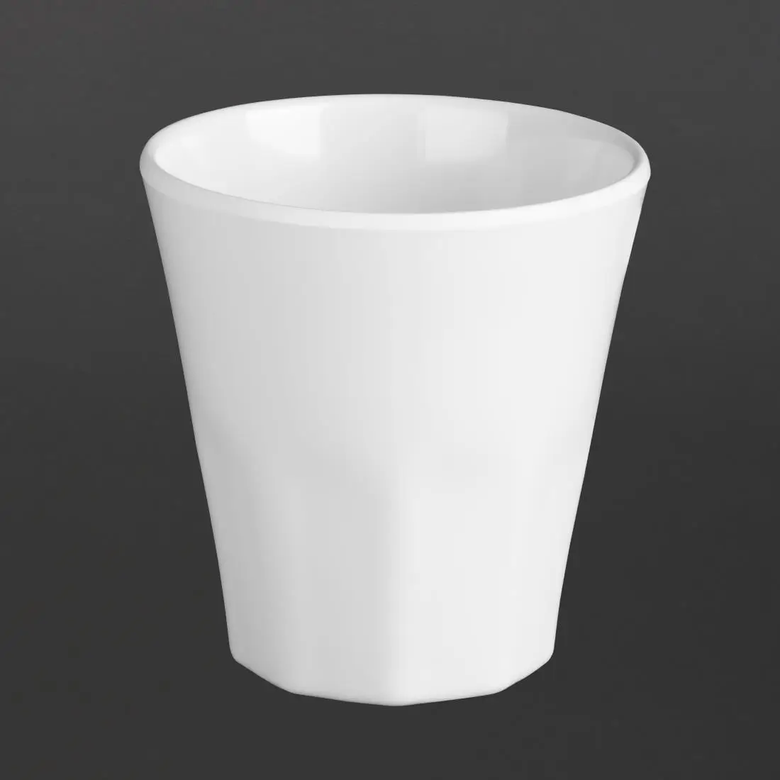 Olympia Kristallon Melamine Plastic Tumblers White 290ml (6 Pack) CR346