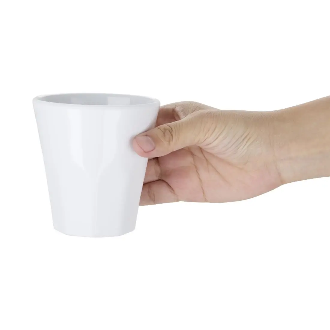 Olympia Kristallon Melamine Plastic Tumblers White 290ml (6 Pack) CR346 - Image 4