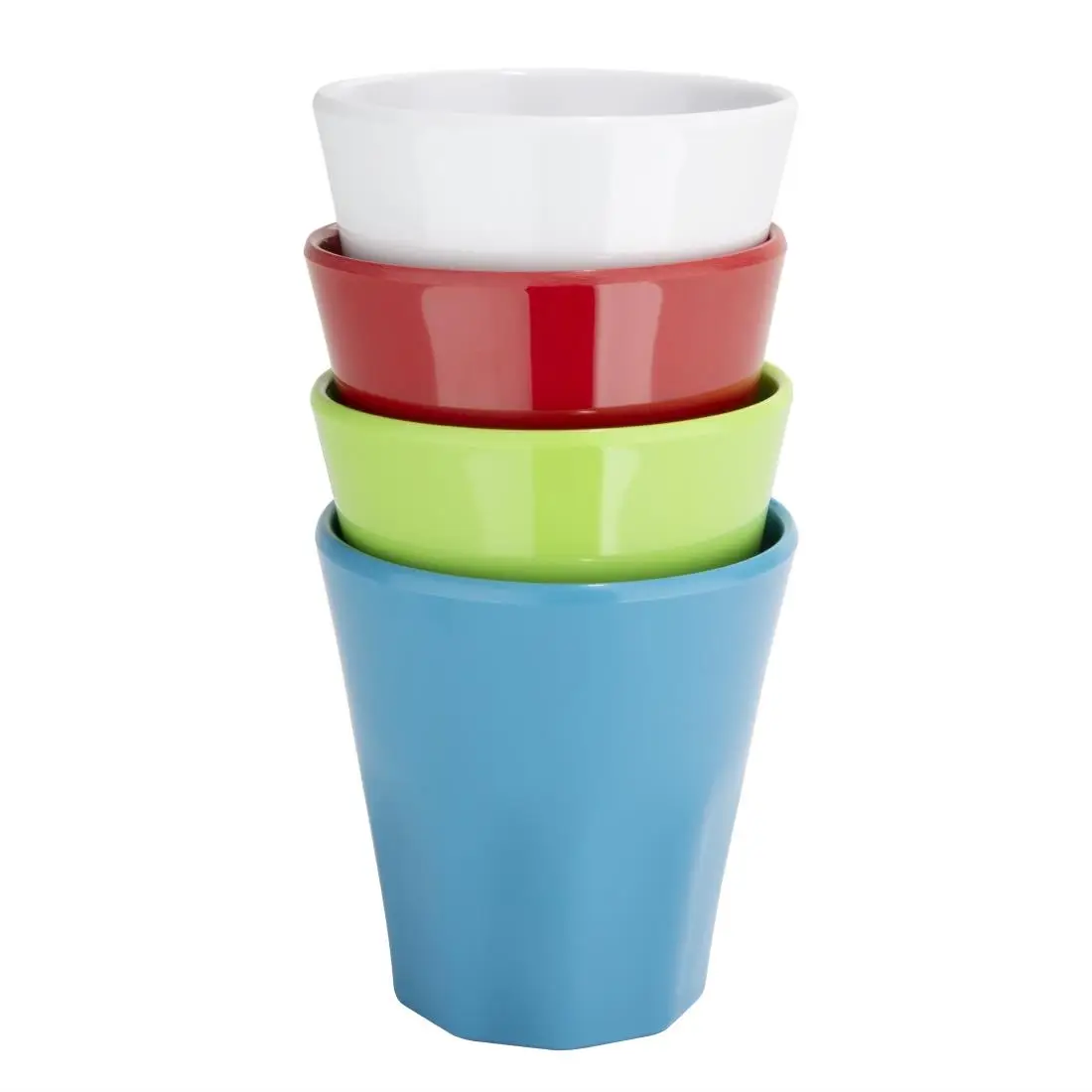 Olympia Kristallon Melamine Plastic Tumblers White 290ml (6 Pack) CR346 - Image 5