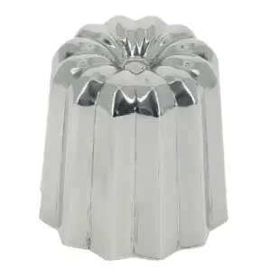 DeBuyer Stainless Steel Canele Fluted Mould 55mm CR661