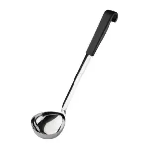 Vogue Black Handled Ladle 130ml CS001