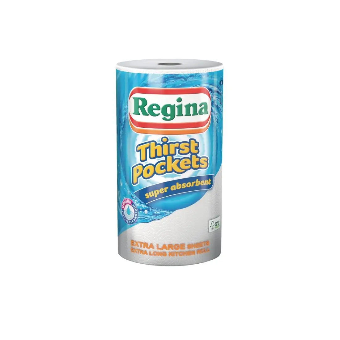 Regina Thirst Pockets Kitchen Roll White