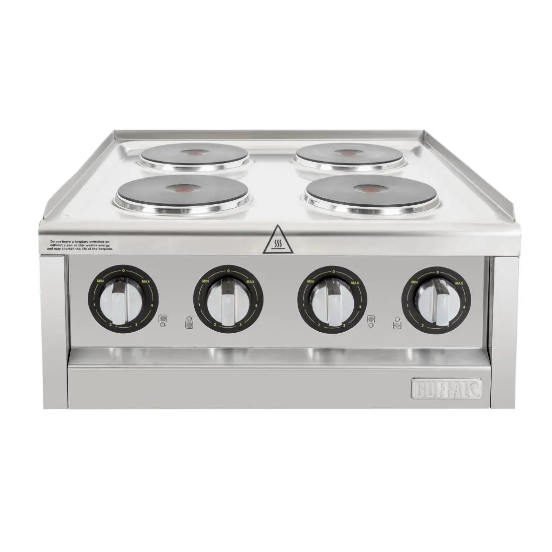 Buffalo 600 Series 4 Ring Electric Hob CU471 - Image 3