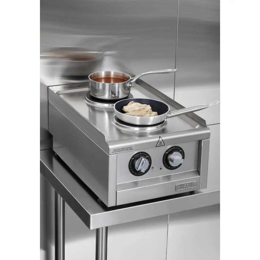 Buffalo 600 Series 2 Ring Electric Hob CU472 - Image 9