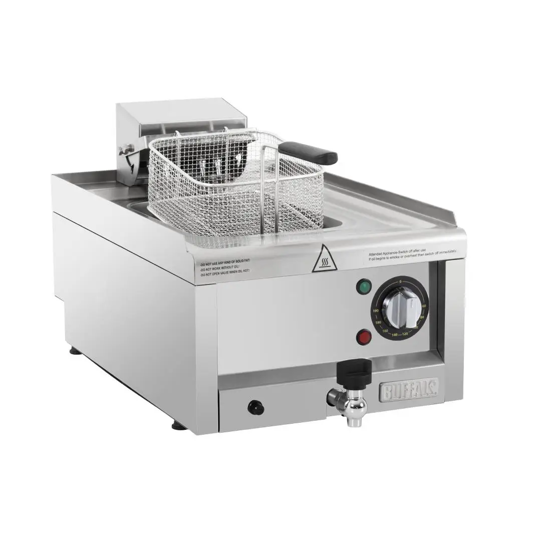 Buffalo 600 Series Countertop Electric Fryer 8Ltr Three Phase CU476
