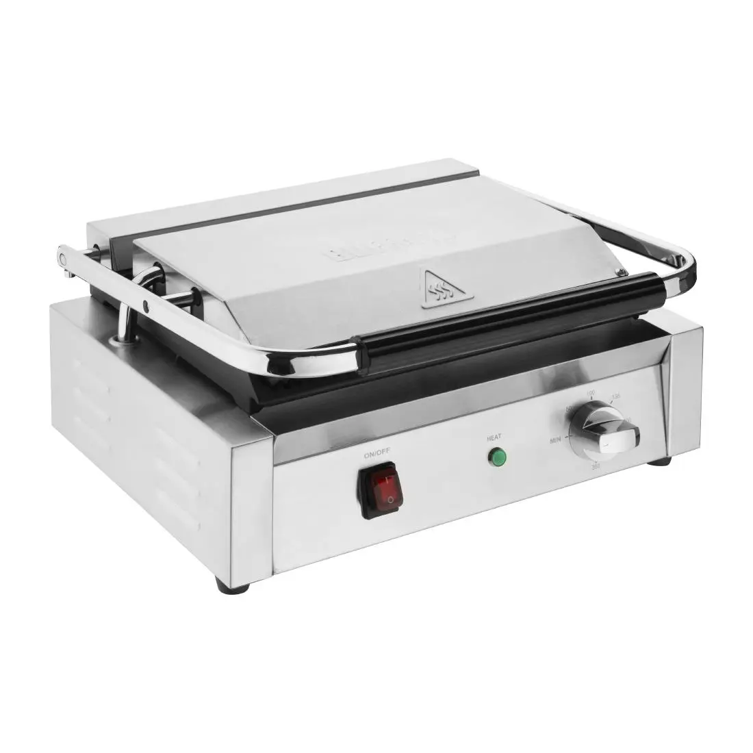 Buffalo Bistro Large Ribbed Contact Grill CU602